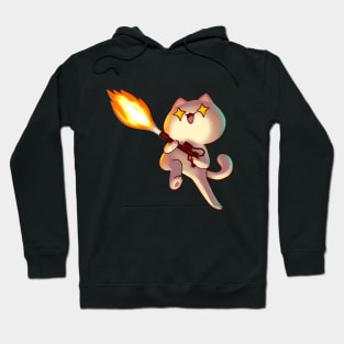 Flamethrower Cat Hoodie